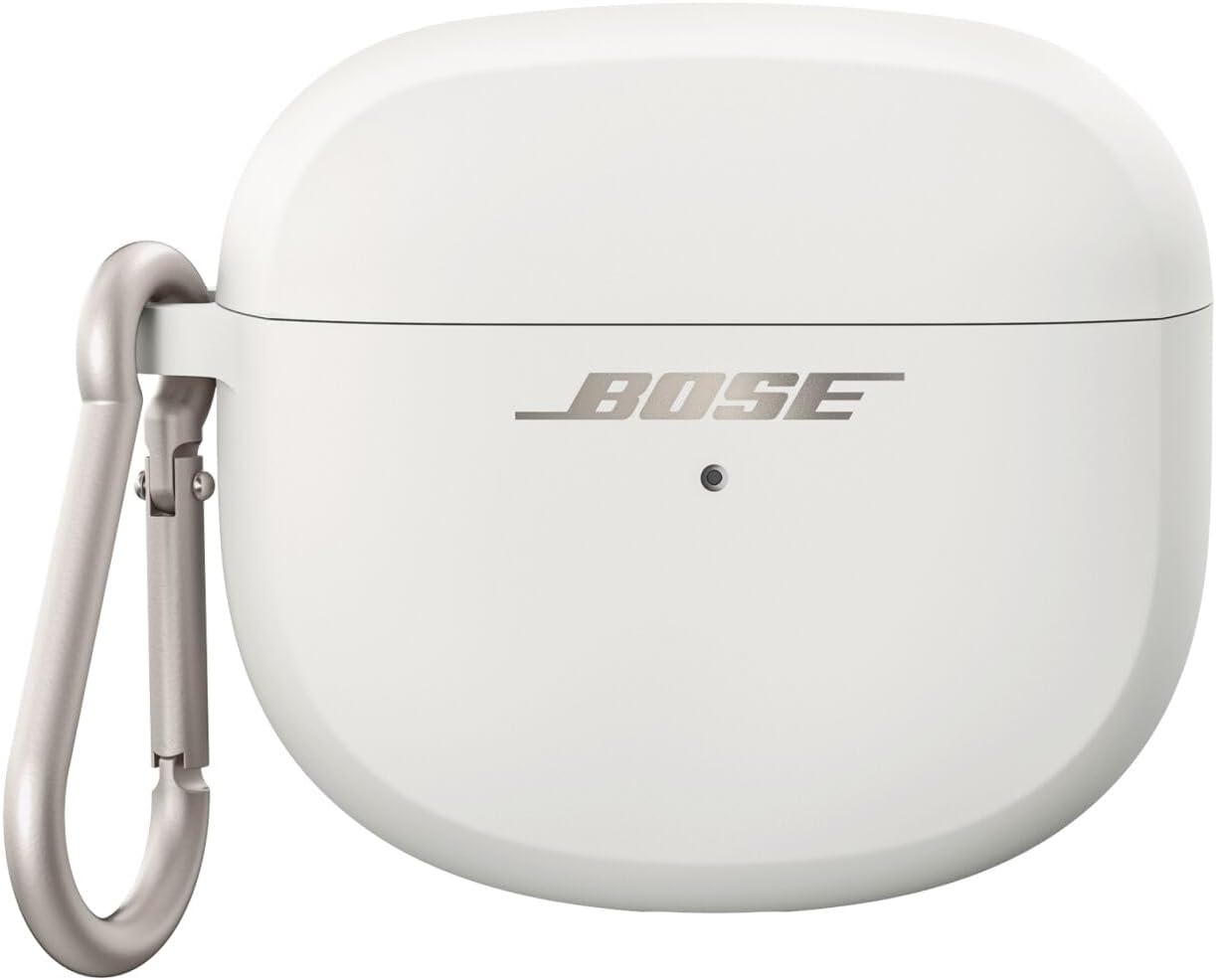 Bose Ultra Open Earbuds Wireless Charging Case Cover, White White Smoke