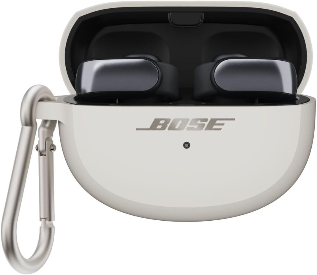 Bose Ultra Open Earbuds Silicone Case Cover, White White Smoke