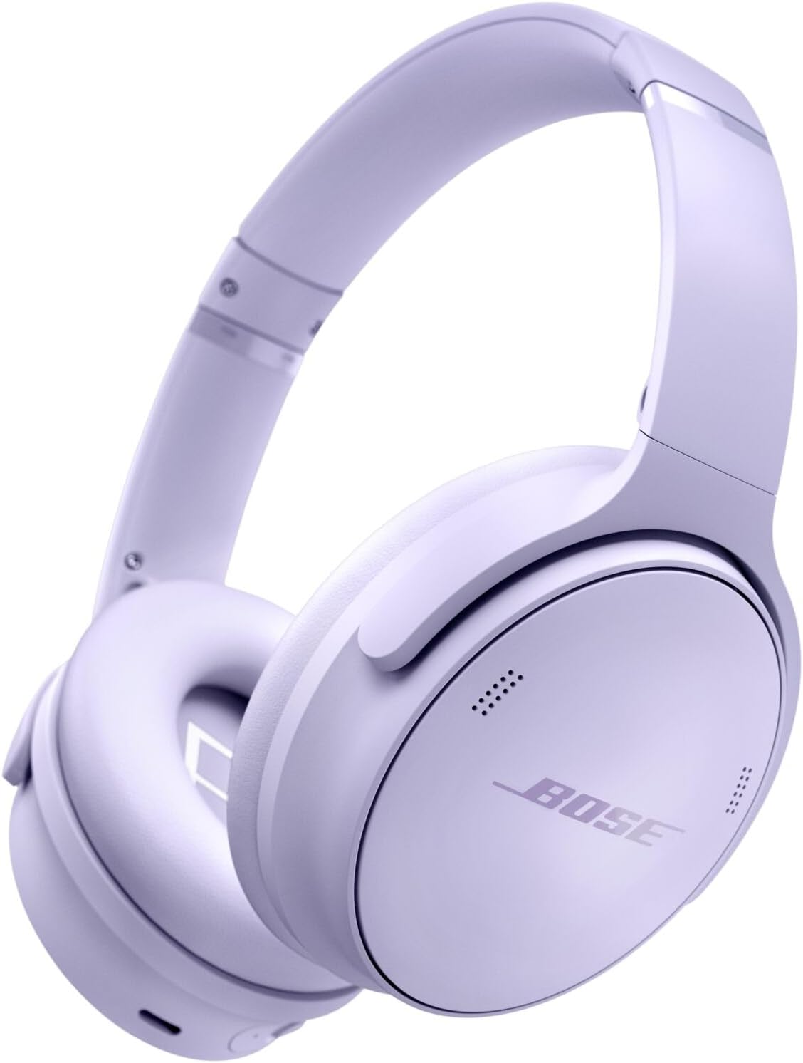 Bose QuietComfort Bluetooth Headphones, Wireless Headphones with Active Over Ear Noise Cancelling and Mic, Deep Bass, Up to 24 Hours of Playtime, Chilled Lilac - Limited Edition Color