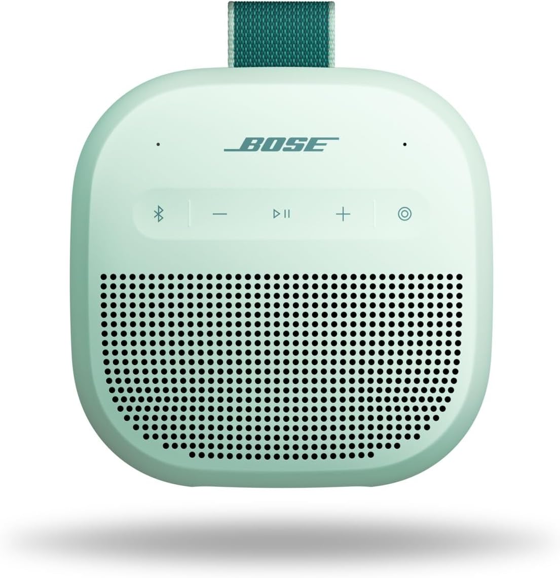 Bose SoundLink Micro Portable Bluetooth Speaker (2nd Gen), Wireless Outdoor Speaker, Up to 12 Hours Battery Life, Waterproof and Dustproof, Dewdrop Mint - Limited Edition Color