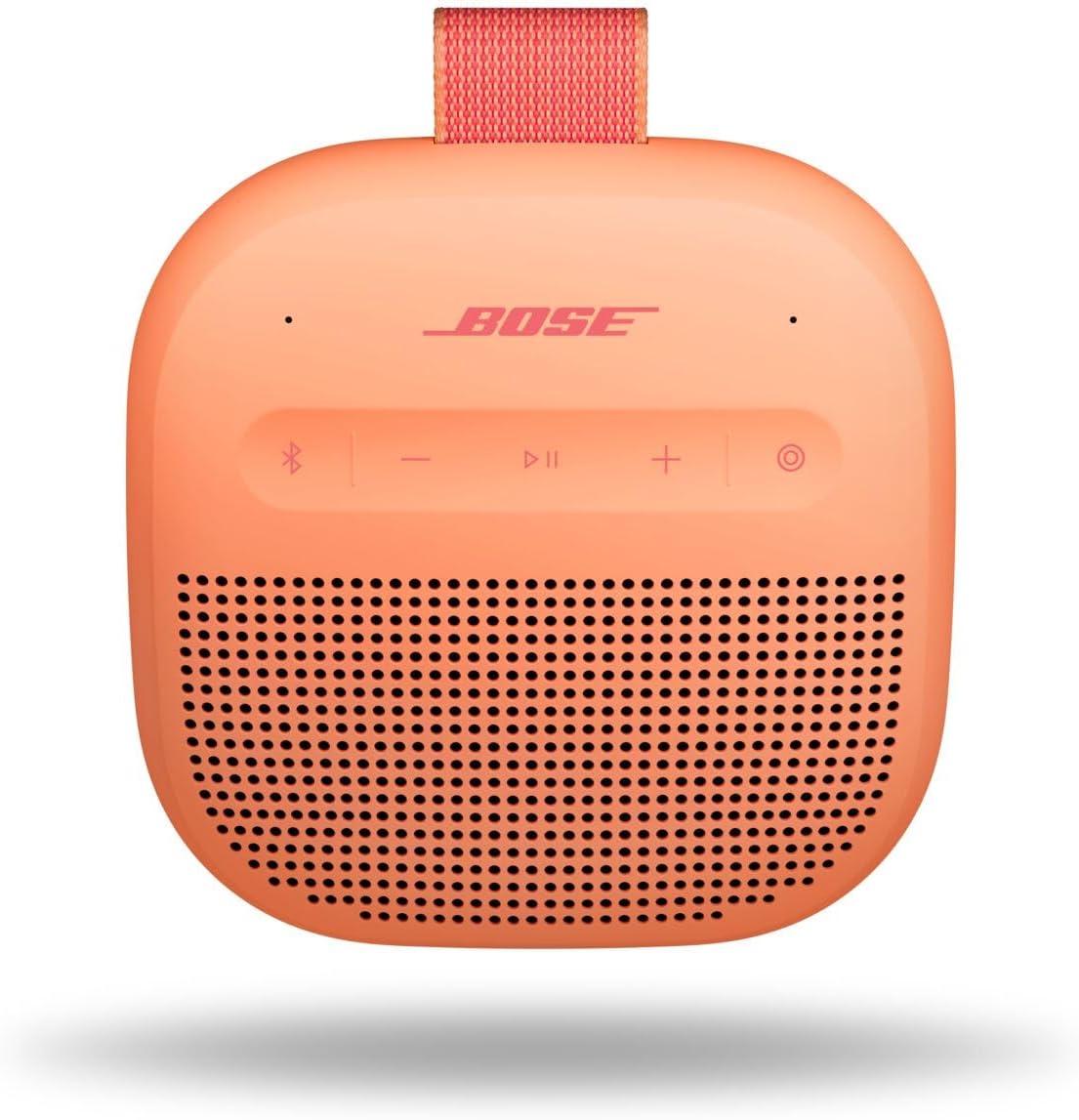 Bose SoundLink Micro Portable Bluetooth Speaker (2nd Gen), Wireless Outdoor Speaker, Up to 12 Hours Battery Life, Waterproof and Dustproof, Sunset Peach - Limited Edition Color