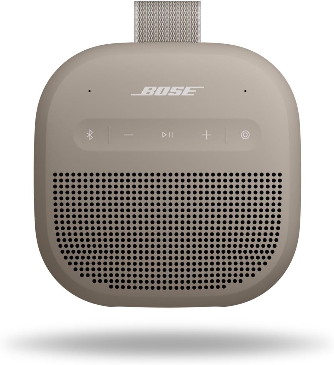 Bose SoundLink Micro Portable Bluetooth Speaker (2nd Gen), Wireless Outdoor Speaker, Up to 12 Hours Battery Life, Waterproof and Dustproof, Sandstone