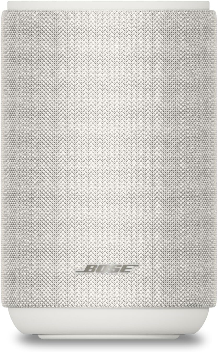 Bose New Lifestyle Ultra Speaker, Wireless Home Speaker, TrueSpatial Audio, CleanBass, AirPlay & Google Cast, White Smoke