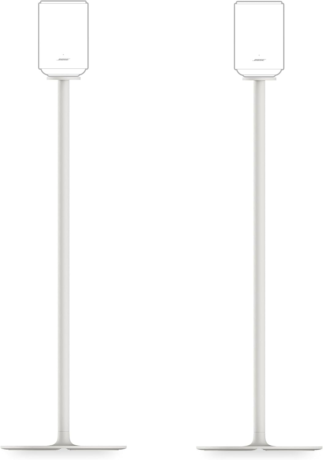 Bose Lifestyle Speaker Floor Stand Set (2 Speaker Stands for Bose Lifestyle Ultra Speaker), White Smoke