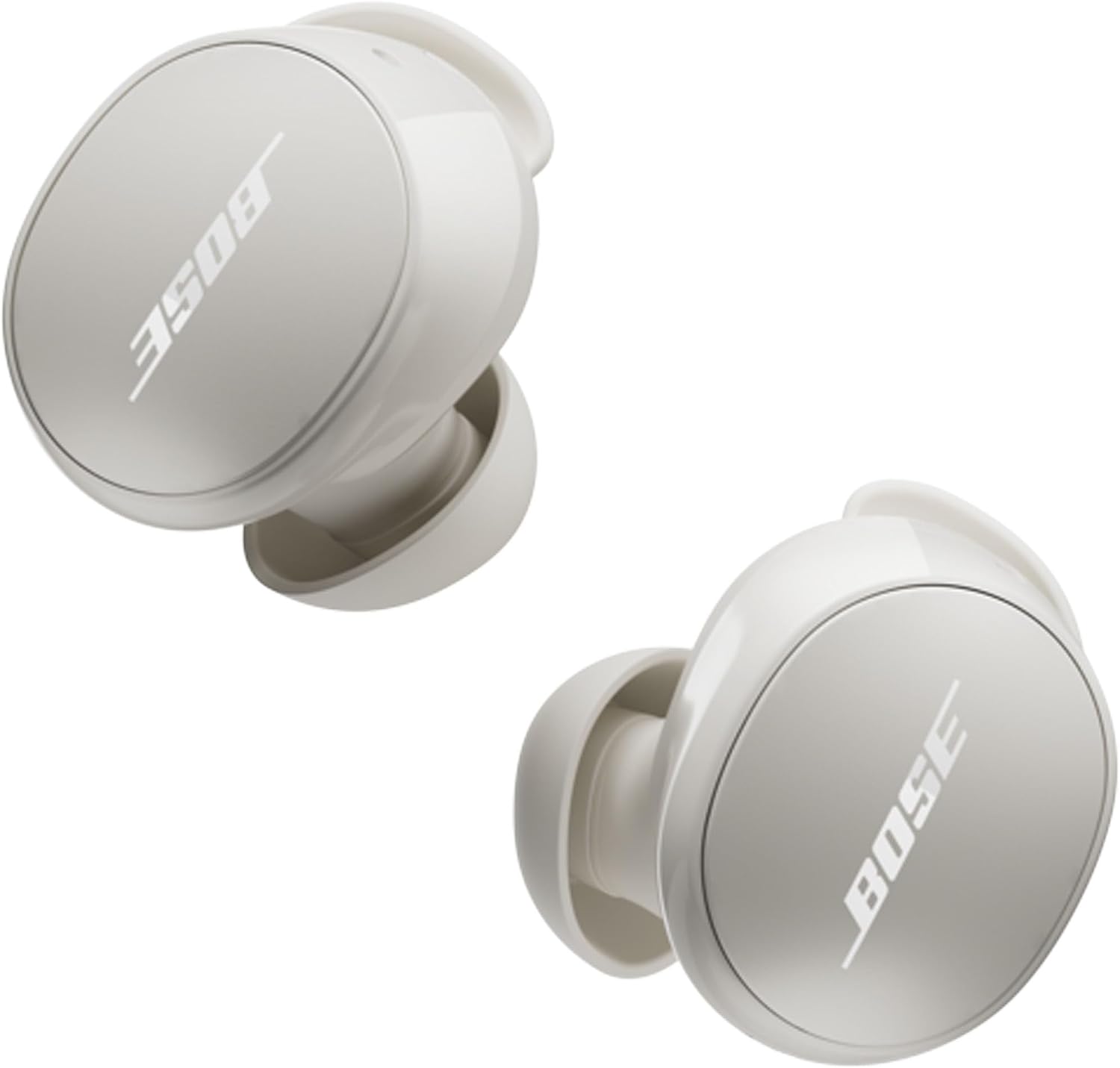 Bose QuietComfort Earbuds - True Wireless Bluetooth Earbuds with Active Noise Cancellation and Mic, USB-C Charging, IPX4 Rating, Up to 8.5 Hours of Playtime, White