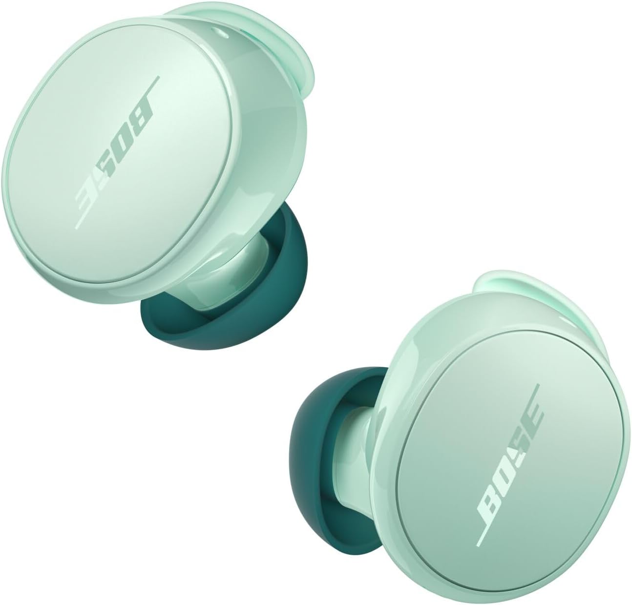 Bose QuietComfort Earbuds - True Wireless Bluetooth Earbuds with Active Noise Cancellation and Mic, USB-C Charging, IPX4 Rating, Up to 8.5 Hours of Playtime, Dewdrop Mint