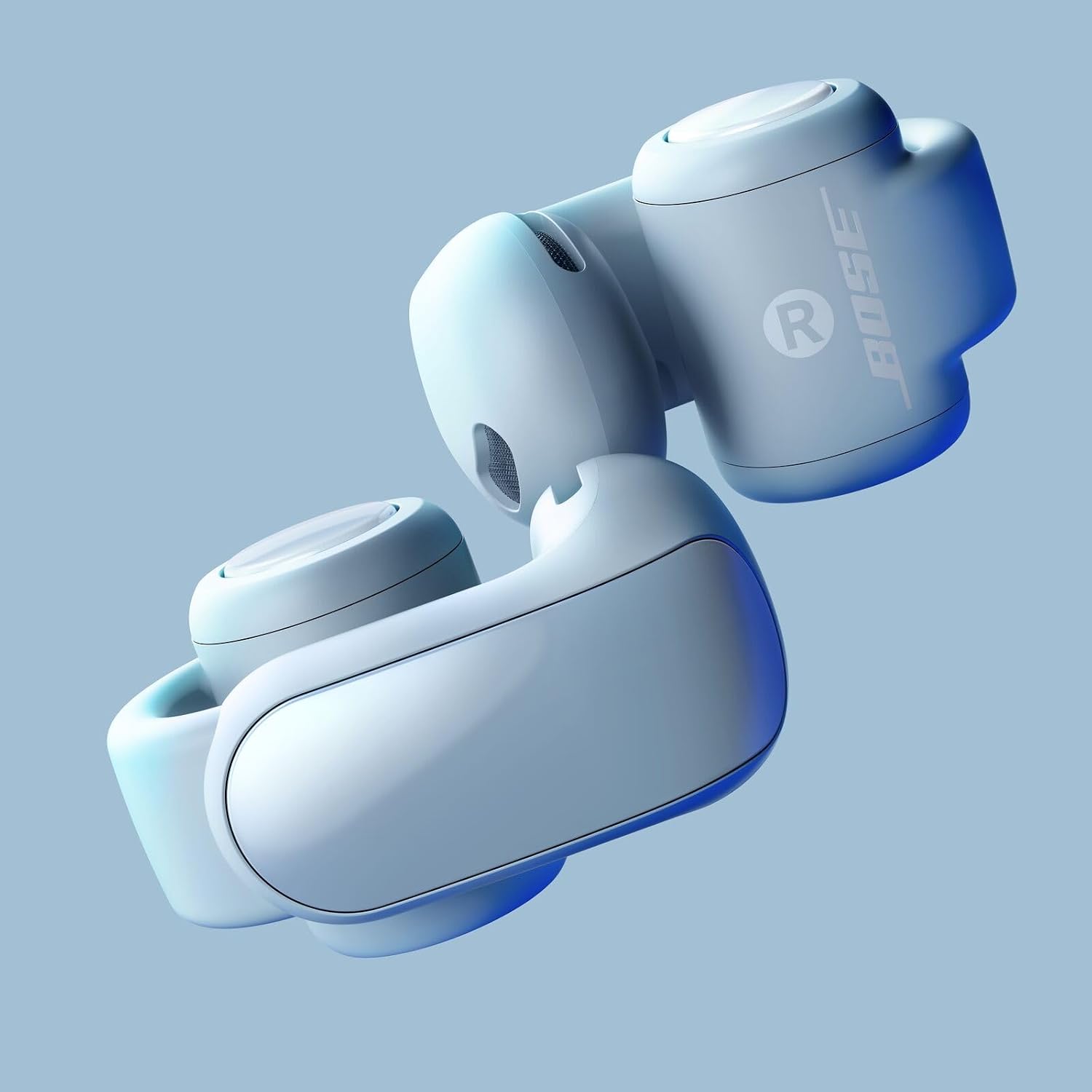 Bose (Certified Renewed) Ultra Open Earbuds, Moonstone Blue